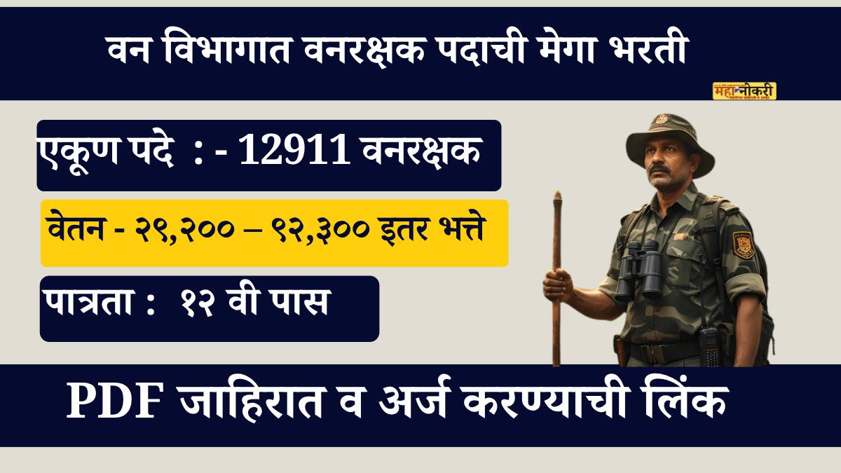 van vibhag bharti 2025